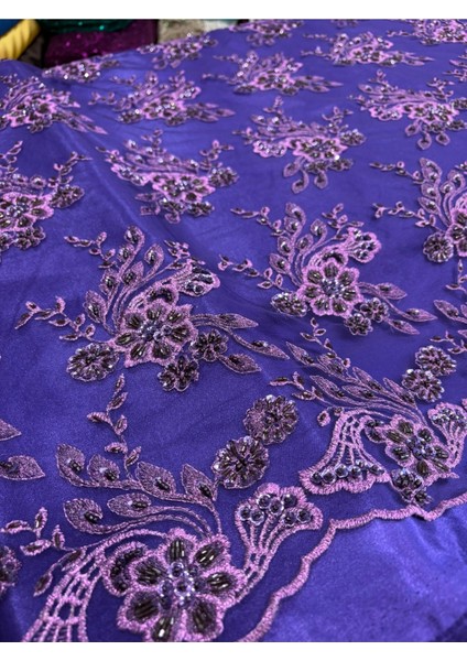 Taşlı Boncuklu Güpür Dantel Kumaş fiyatları