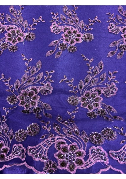 Taşlı Boncuklu Güpür Dantel Kumaş indirimleri