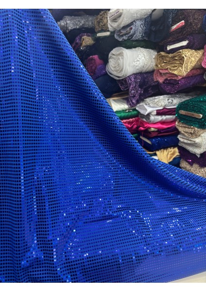 Likralı Pullu Kumaş