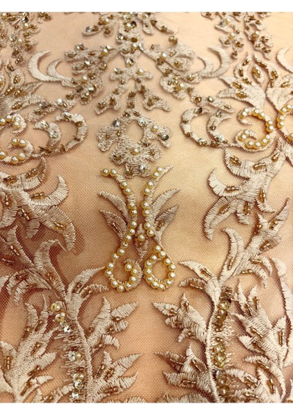 Taşlı Boncuklu Güpür Dantel Kumaş fiyatları