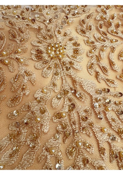 Taşlı Boncuklu Güpür Dantel Kumaş modelleri