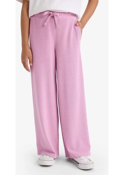 Kız Çocuk Wide Leg Cepli Geniş Paça Pantolon E8294A825AU