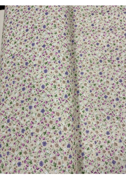 %100 Pamuk Poplin Kumaş – 170 cm En – Çiçek Desenli fiyatları
