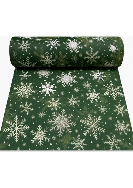 Yılbaşı Desen Duck Keten Kumaş