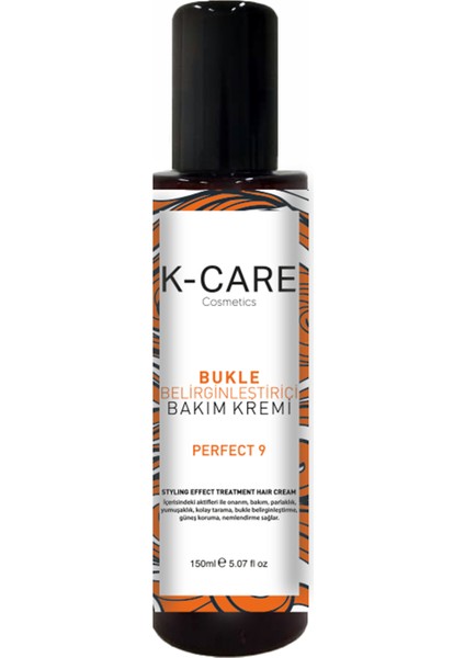 K K-Care Cosmetics Kıvırcık Saçlar Için Bukle Belirginleştirici Kremi 150 ml