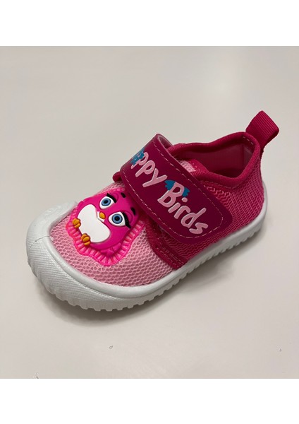 Kız Bebek Keten,hafif ,yumuşak ve Kaymaz Taban Panduf Ev Kreş Ayakkabısı fırsatları