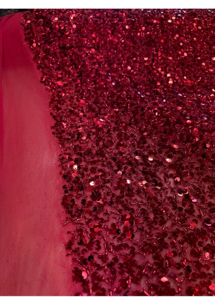 Pullu Payet Kumaş (Tül Üzerine Pul ve Boncuk Görünümlü ) fırsatları