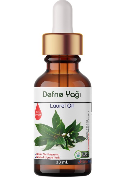 Defne Yaprağı Yağı - 30 ml (Uçucu Yağ,buhardanlık Esansı,oda Kokusu)