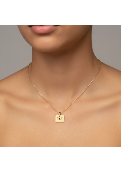 14 Ayar Altın Kolye Ucu E&z GM11384 0.5 gr