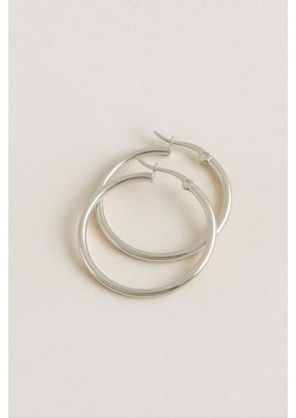 Halka Lüks Çelik Küpe 3 cm fiyatları