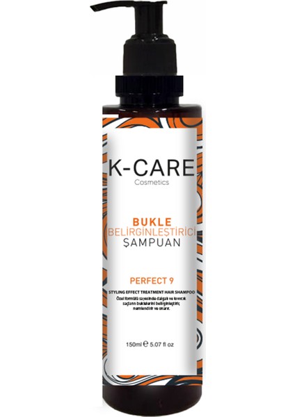 K K-Care Cosmetics Kıvırcık Saçlar Için Bukle Belirginleştirici Şampuan 150 ml