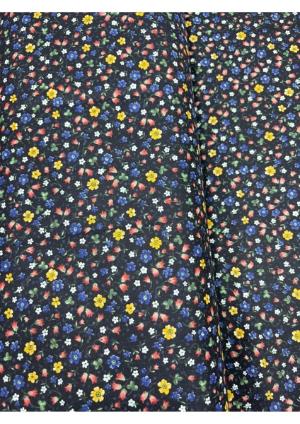 %100 Pamuk Poplin Kumaş – 170 cm En – Çiçek Desenli fiyatları