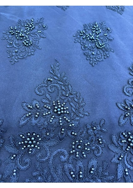 Taşlı Boncuklu Güpür Dantel Kumaş indirimleri