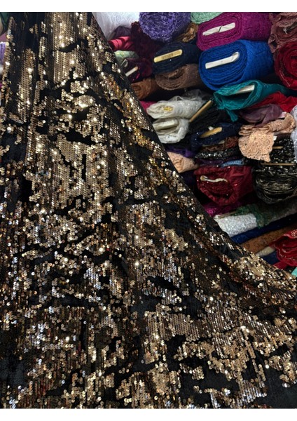 Premium Pullu Kadife