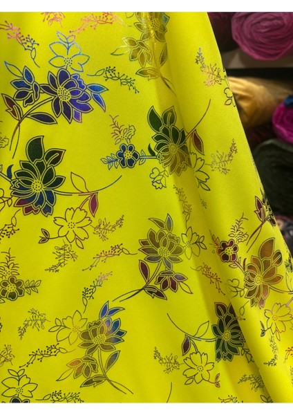 Multi Clour Likralı Yaldızlı Kumaş fiyatları