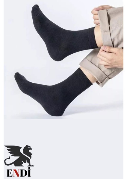 12 Çift Siyah Erkek Soket Çorap, Mevsimlik Pamuklu Terletmez Çorap modelleri