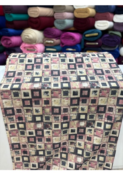 Masa Örtülük Sofralık Dertsiz Raşel Kumaş (1 Metre Için)