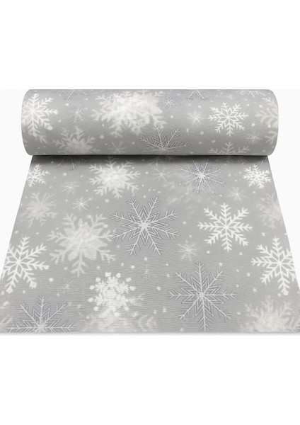 Yılbaşı Desen Duck Keten Kumaş