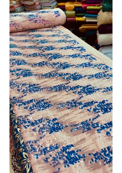 Pullu Nakışlı Kadife