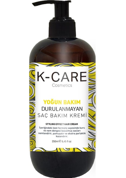 K K-Care Cosmetics Yoğun Bakım Durulanmayan Şekillendirici Saç Bakım Kremi 250