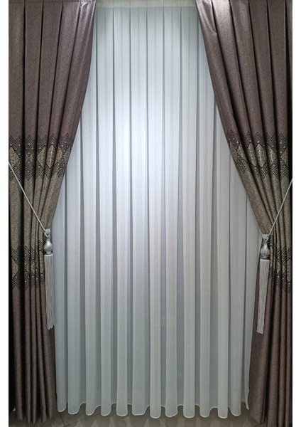 Ipek Bambu Tül Perde (1/3 Sık Pile) Ağır Gramajlı Kırışmaz Ütü Istemez fiyatları