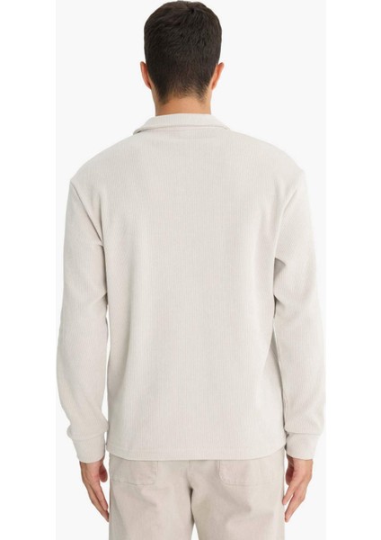 Regular Fit Polo Yaka Sweatshirt F3317AX25WN