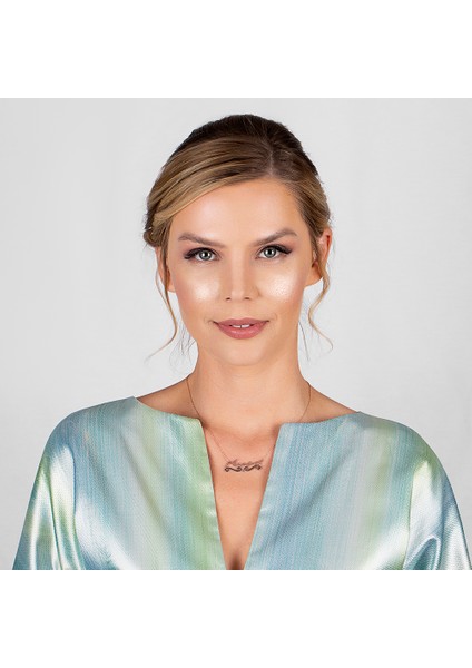 Isme Özel Yazılı Rose Renk 925 Ayar Gümüş Bayan Kolye modelleri