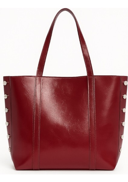 Zımba Detaylı Omuz ve Kol Çantası Monica