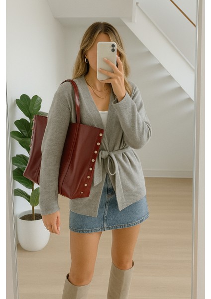 Zımba Detaylı Omuz ve Kol Çantası Monica fırsatları