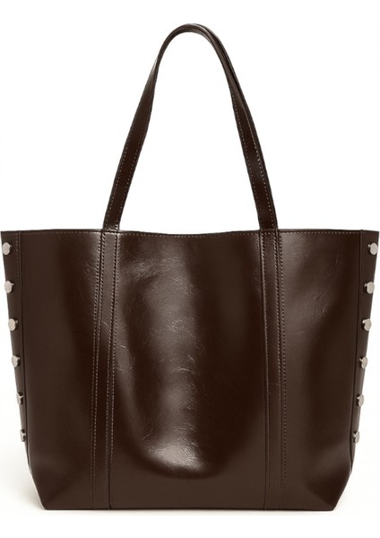 Zımba Detaylı Omuz ve Kol Çantası Monica