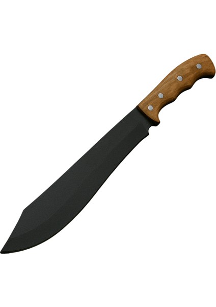 Ceviz Ağacı Saplı Isme Özel Yazılı 9CR13MOV Kalite Paslanmaz Çelik Avcı Kamp Bıçağı - M3