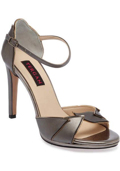 Platin Vegan Kadın Abiye Ayakkabı - K24Y1AY67396-O58 indirimleri