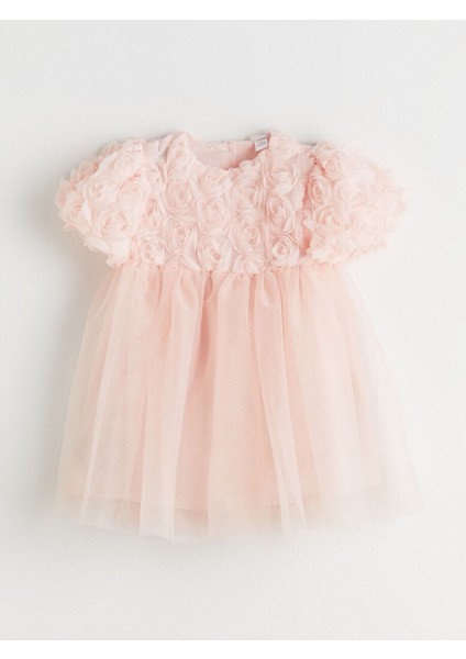 Lcw Yeni Sezon Özmarka Yeni Sezon Bisiklet Yaka Kız Çocuk Abiye Elbise