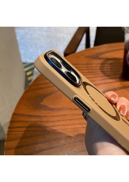 Iphone 14 Promax Uyumlu Lens Koruma Hediyeli Mat Magsafe Özellikli Kılıf