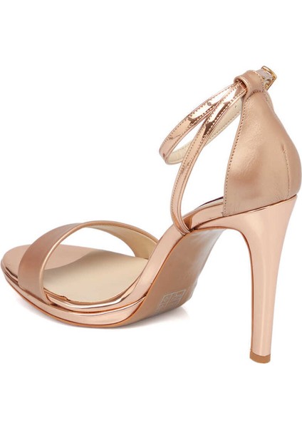 Pembe Vegan Kadın Abiye Ayakkabı - K24Y1AY67402-N6N