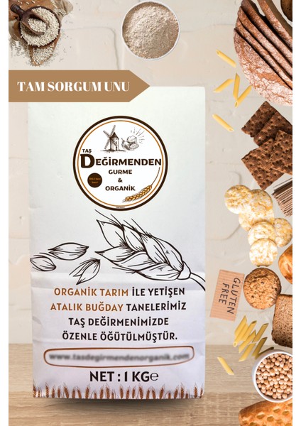 Tam Sorgum Unu (Gluten İçermez) - 1 Kilo