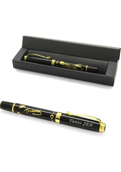 Isme Özel Yazılı Atatürk Silüetli ve Imzalı Roller Tükenmez Kalem fiyatları