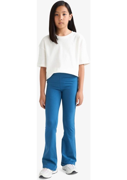 Kız Çocuk Flare Fit Fitilli Kaşkorse Pantolon E8301A825AU