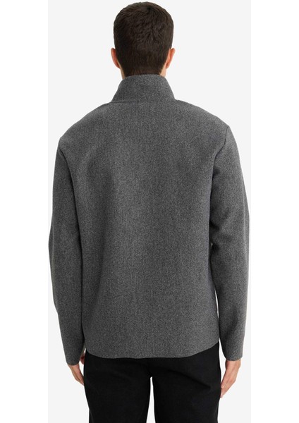 Regular Fit Yarım Fermuarlı Sweatshirt E9626AX25AU