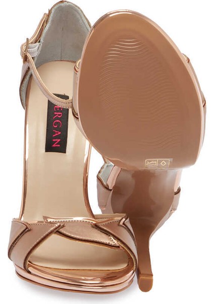 Pembe Vegan Kadın Abiye Ayakkabı - K24Y1AY67396-N6N