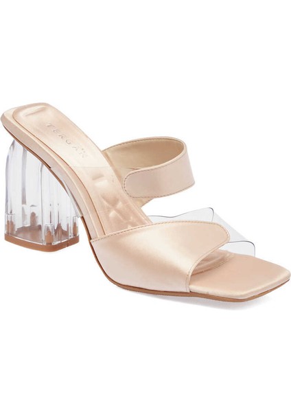 Bej Vegan-Tekstil Kadın Terlik - K24Y1TR67427-C37 indirimleri