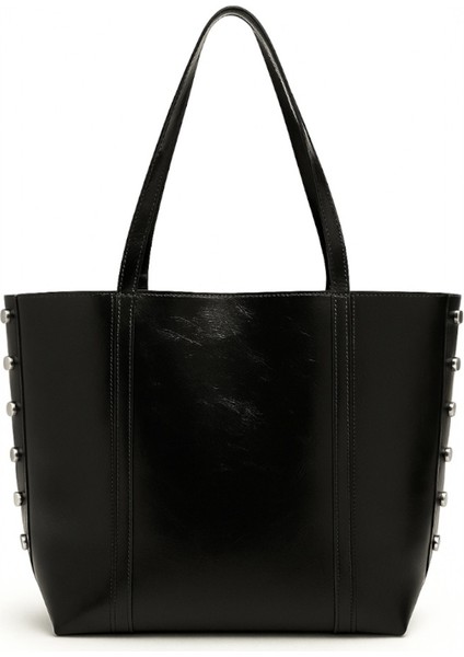 Zımba Detaylı Omuz ve Kol Çantası Monica