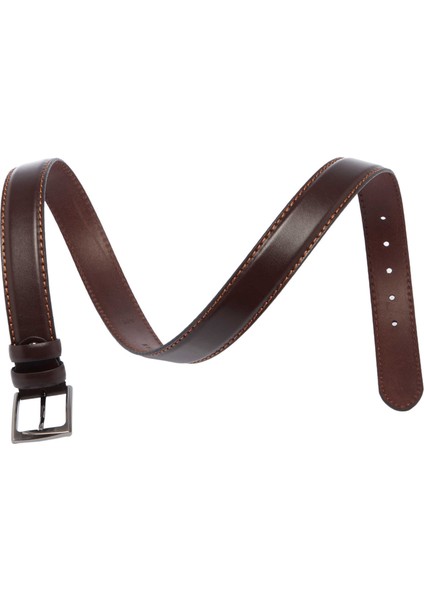 Kahve Hakiki Deri Erkek Kemer - S1EK00000369-D63 fırsatları