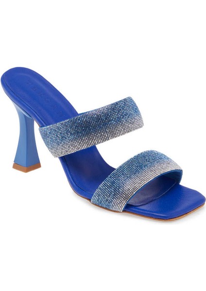 Mavi Deri-Vegan Kadın Terlik - K24Y1TR67431-V12 indirimleri