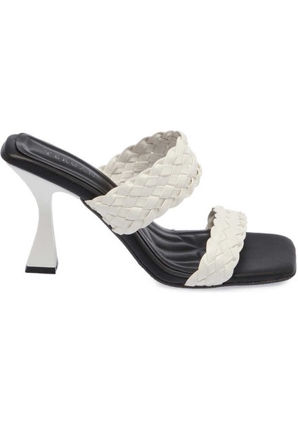 Beyaz Vegan Kadın Terlik - K24Y1TR67428-Q3Y