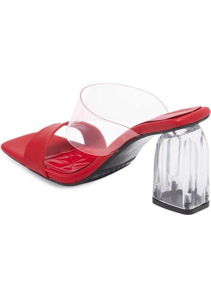 Kırmızı Vegan Kadın Terlik - K24Y1TR67426-Q4A