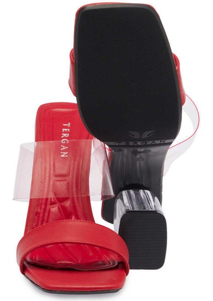 Kırmızı Vegan Kadın Terlik - K24Y1TR67426-Q4A