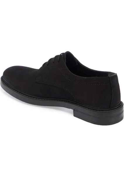 Siyah Hakiki Deri Erkek Klasik Ayakkabı - E24S1AY56987-A64
