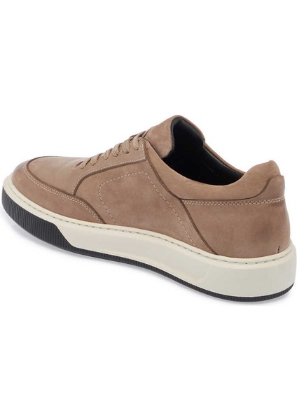Vizon Hakiki Nubuk Deri Erkek Sneaker - E24S1AY57046-A65