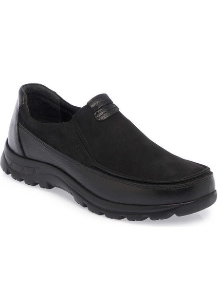 Siyah Hakiki Nubuk Deri Erkek Casual Ayakkabı - E24S1AY56996-A64 indirimleri